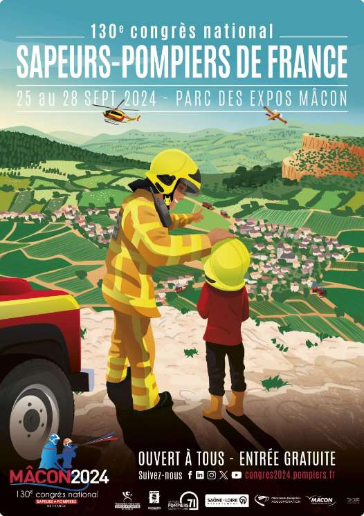 130eme congrès des sapeurs pompiers à Macon 2024